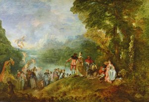 Inscheping naar Cythera, 1717